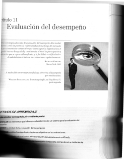 Evaluacion Desempeno - Psicología Organizacional UABC 2014-1