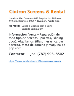 Cintron Screens & Rental Localización