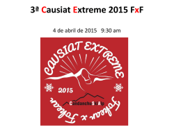 3ª Causiat Extreme 2015 FxF 4 de abril de 2015