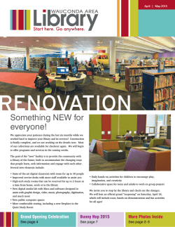Something NEW for everyone! - Wauconda Area Public Library