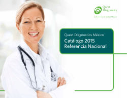 Catálogo 2015 Referencia Nacional