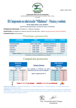 III Campeonato en edad escolar "Villafranca"