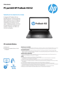 PC portátil HP ProBook 450 G2