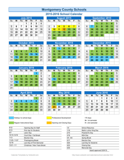 2015-16 School Calendar board approved 3-24