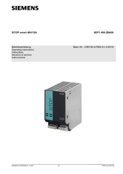 SITOP smart 48V/10A 6EP1 456-2BA00