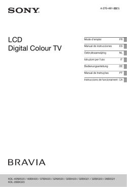 LCD Digital Colour TV - Migros