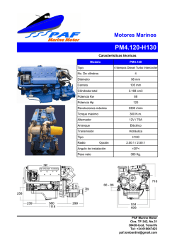PM4.120-H130 - Motores Marinos