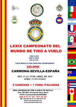 programa lxxix campeonato del mundo de tiro a vuelo