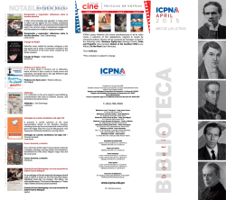 Boletín abril 2015 - Instituto Cultural Peruano Norteamericano