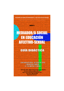 Curso educacion afectivo-sexual. Guia Didactica