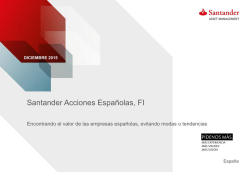 descargar presentación - Santander Asset Management