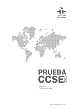 CCSE - Examen CCSE - Nacionalidad española