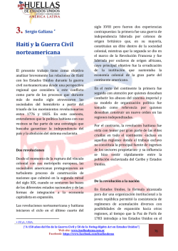 "Haití y la Guerra Civil norteamericana." /Sergio Galiana