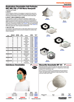 respiradores Desechables anti-Partículas n95, n99, P95 y P100