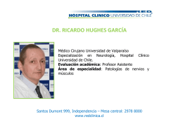 dr. ricardo hughes garcía - Hospital Clínico Universidad de Chile