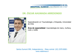 DR. ÓSCAR AHUMADA ARREDONDO