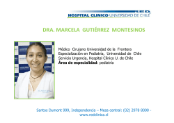 Dra. Marcela Gutiérrez Montecinos