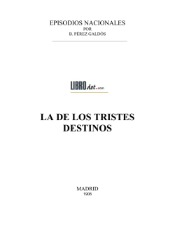 LA DE LOS TRISTES DESTINOS - DSpace Biblioteca Universidad