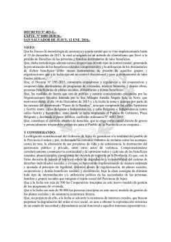 DECRETO Nº 403-G. - Boletín Oficial de la Provincia de Jujuy