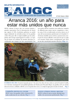 Boletín informativo Nº30 de enero de 2016.