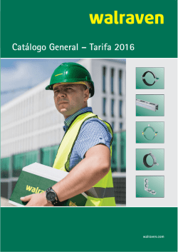 Catálogo General – Tarifa 2016