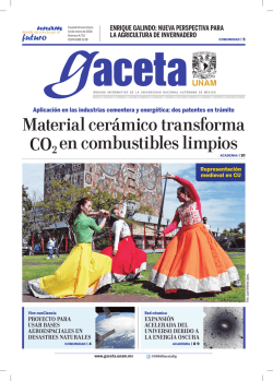 14 de enero de 2016 - Gaceta Digital UNAM