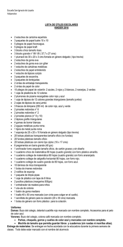 Lista de Kínder - Escuela San Ignacio de Loyola