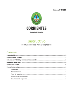Instructivo - Ministerio de Educación de Corrientes