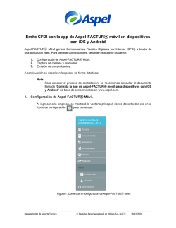 Emite CFDI con la app de Aspel-FACTUR? móvil en iOS y Android