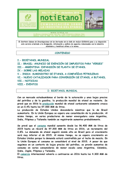 Boletín Notietanol no.19, diciembre del 2015