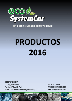 catalogo pdf - Ecosystemcar