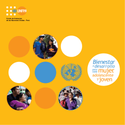 Brochure Institucional UNFPA