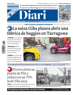 La suiza Giba planea abrir una fábrica de buggies en Tarragona