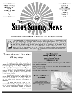 SETON Sunday News - Catholic Printery
