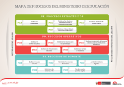 Lámina Mapa de Procesos Nivel 0 - Ministerio de Educación del Perú