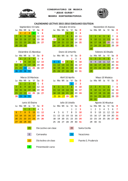 Calendario 15-16