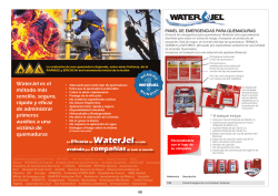 WaterJel es el método más sencillo, seguro, rápido y eficaz de
