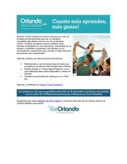 Orlando Travel Academy es mucho más que un curso, te brindará