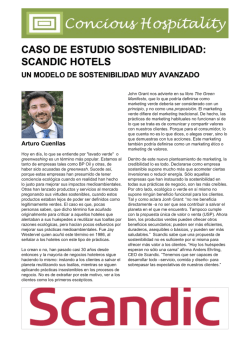 Scandic Hotels: Caso de estudio en sostenibilidad