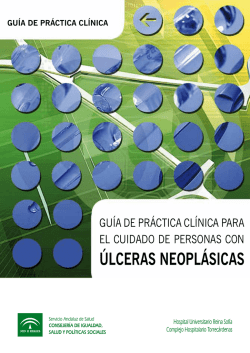 úlceras neoplásicas - Asociación española de enfermería vascular y