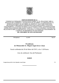 20 de febrer de 2015Núm. 63 VIII legislatura