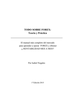 Extracto ebook Todo sobre Forex Teoria y Practica