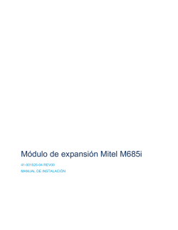 Módulo de expansión Mitel M685i