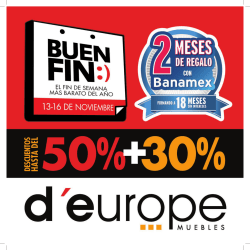 50% 20% + - D`Europe muebles