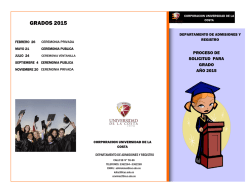 GRADOS 2015 - Portal de Trabajo | Corporación Universidad de la