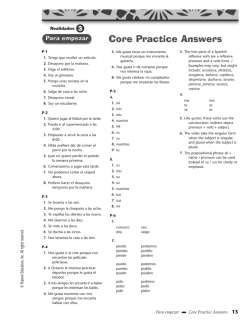 Core Practice Answers