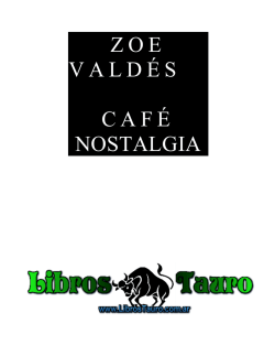 Valdes, Zoe - Cafe Nostalgia