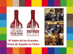 4º Salón de los Grandes Vinos de España en China