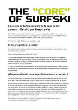 2010 Kayak The core of surfski