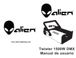Manual de Usuario – TWISTER 1500 D